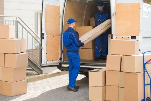 Person reviewing a storage concern at Wennington Storage