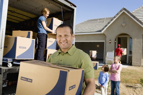 Neatly packed home items in a Wennington storage unit